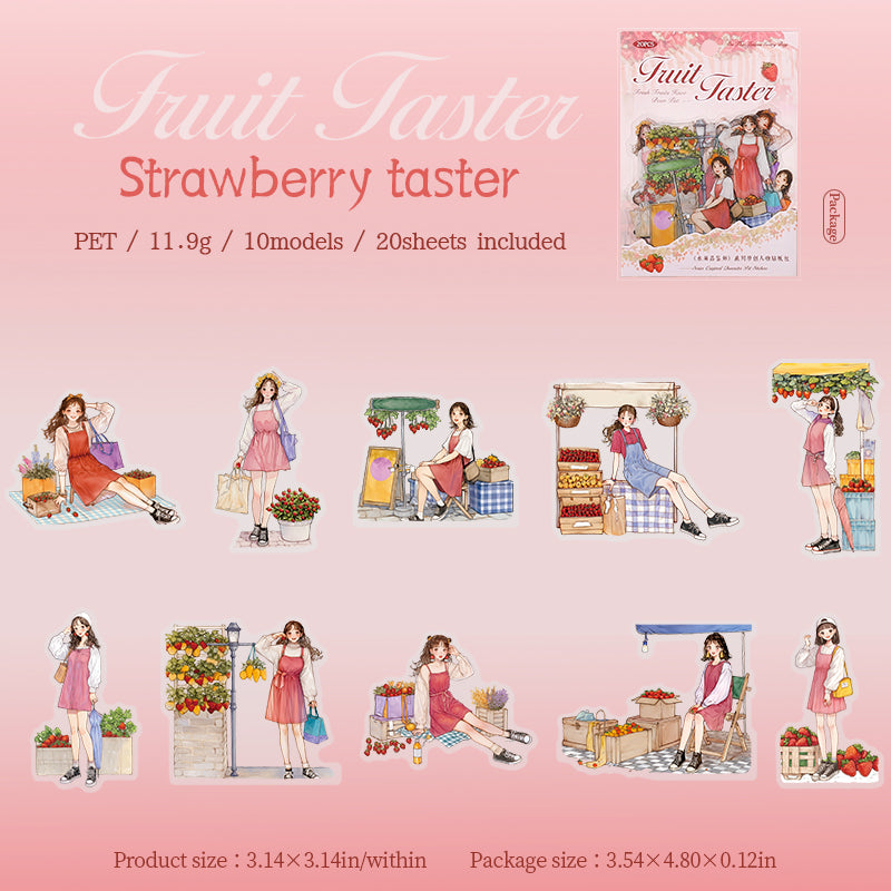 20pcs fruit sticker pack (S25081101)