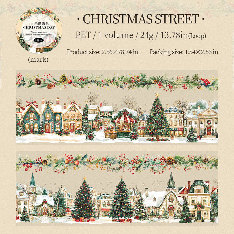 1 roll Christmas PET-tape (T25072001)