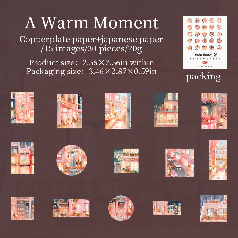 30pcs starlight washi-sticker box (S25090101)