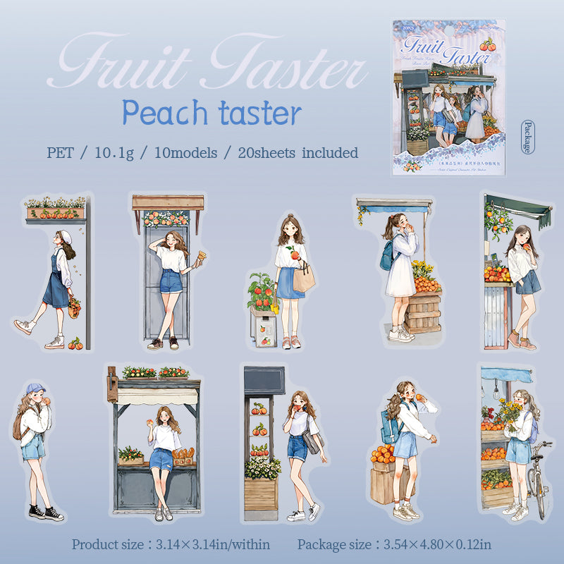 20pcs fruit sticker pack (S25081101)