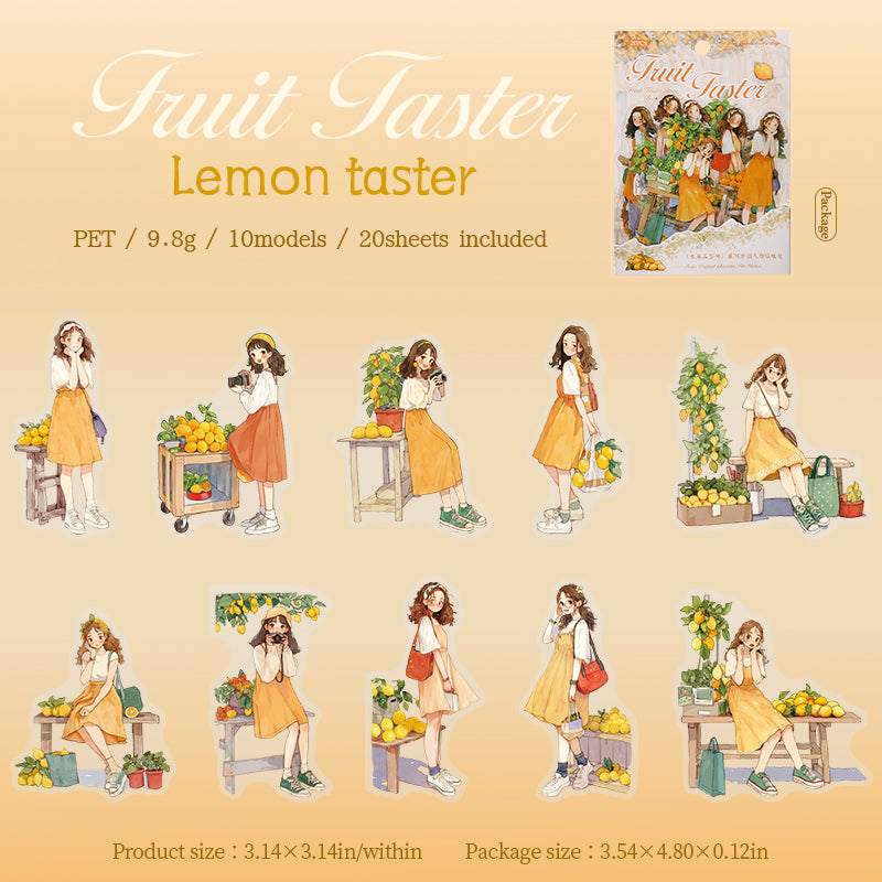 20pcs fruit sticker pack (S25081101)