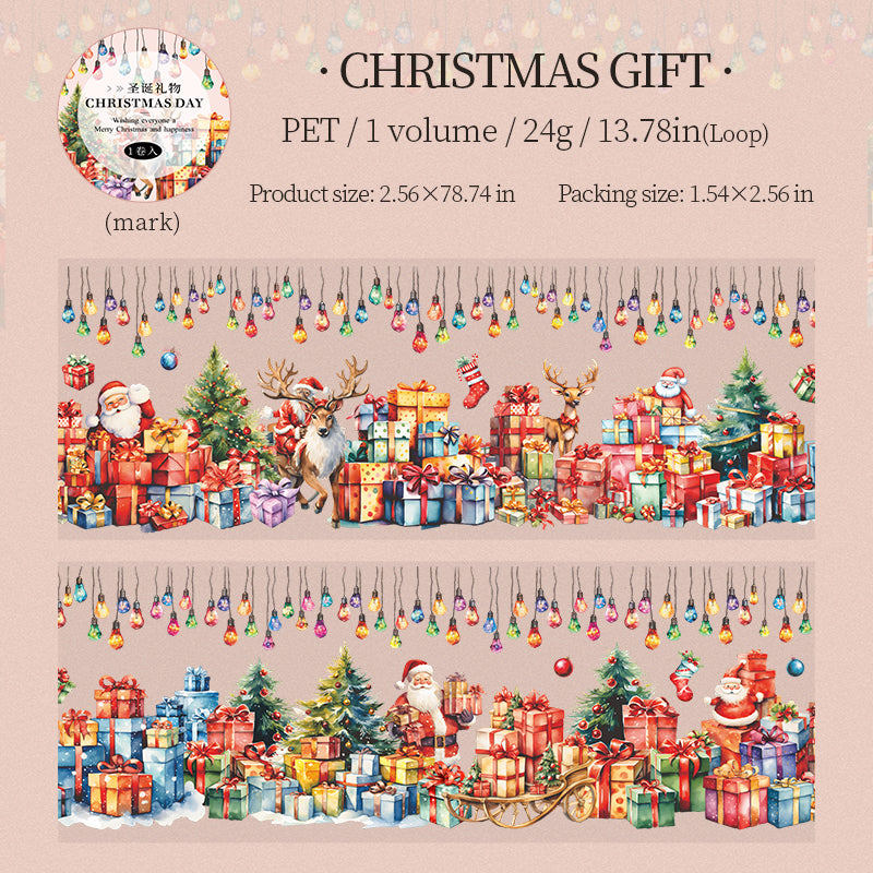 1 roll Christmas PET-tape (T25072001)