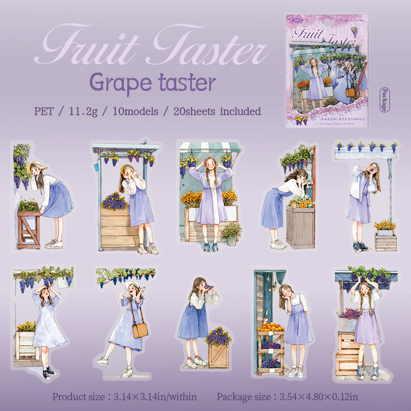 20pcs fruit sticker pack (S25081101)