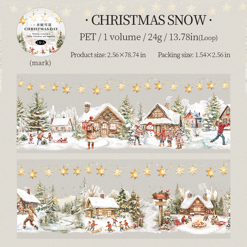 1 roll Christmas PET-tape (T25072001)