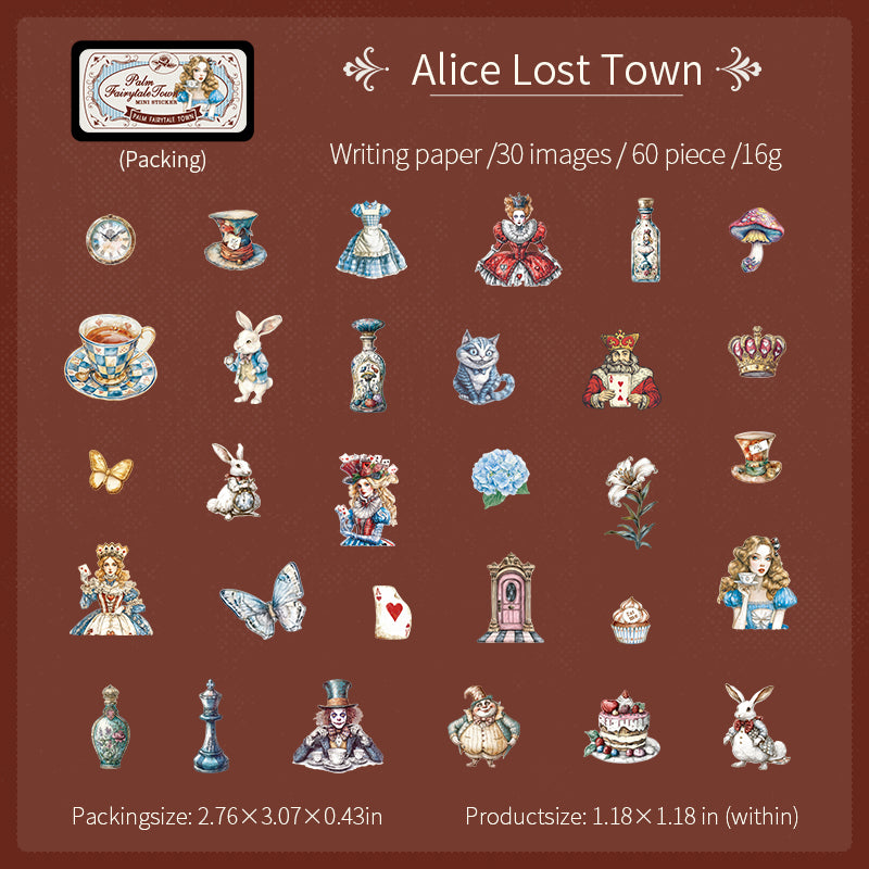 60pcs fairy tale mini sticker tin-box (S25090103)