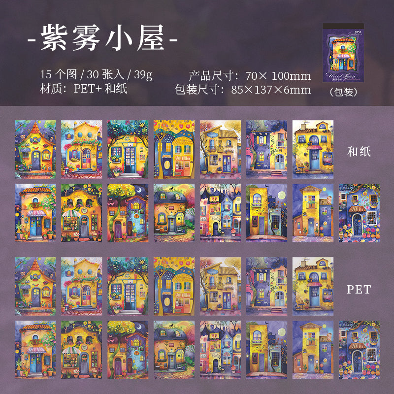 30pcs washi-sticker book (TZB25071203)