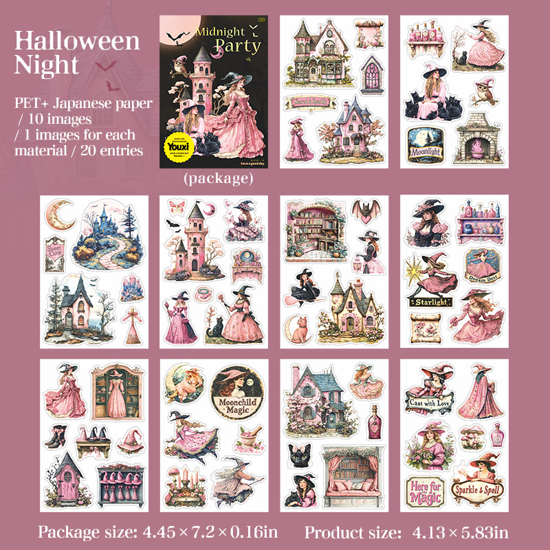 20pcs PET+Washi sticker book (TZB25081904)