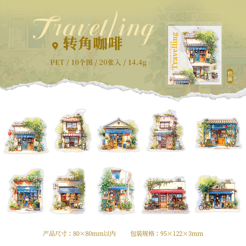 20pcs traveling sticker pack (S25071204)