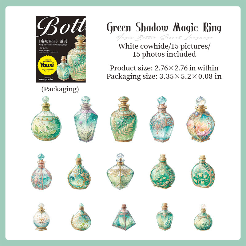 15pcs magic bottle sticker pack (S25071504)
