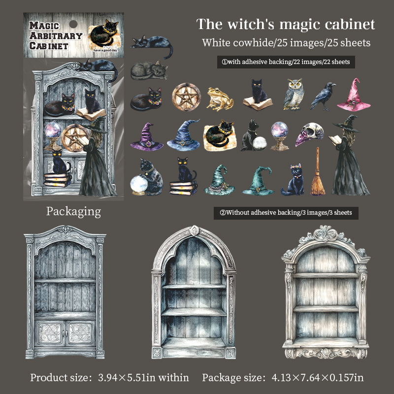 25pcs magic cabinet sticker pack (S25082704)