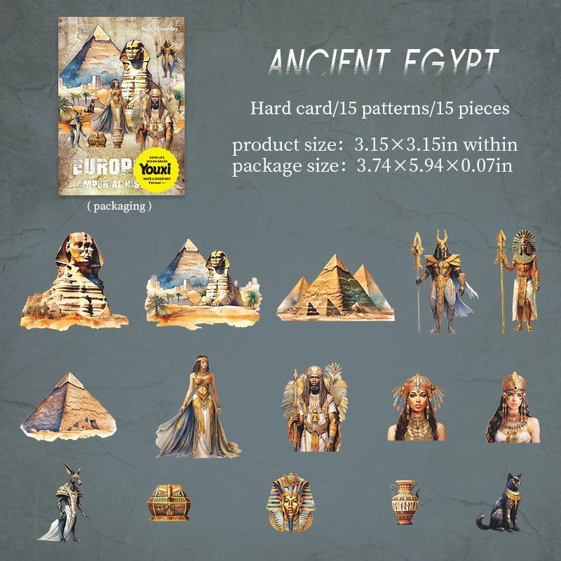 15pcs European city sticky card pack (S25082705)