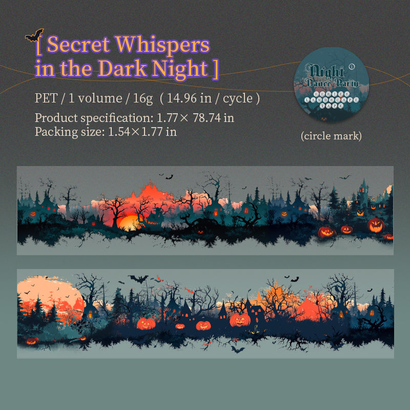 1 roll Halloween PET-tape (T25072006)