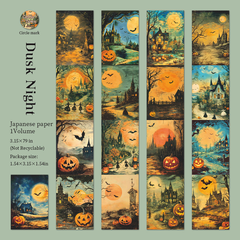 1 roll Halloween town wide washi-tape (T25081908)