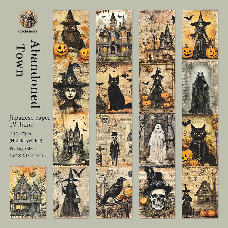 1 roll Halloween town wide washi-tape (T25081908)