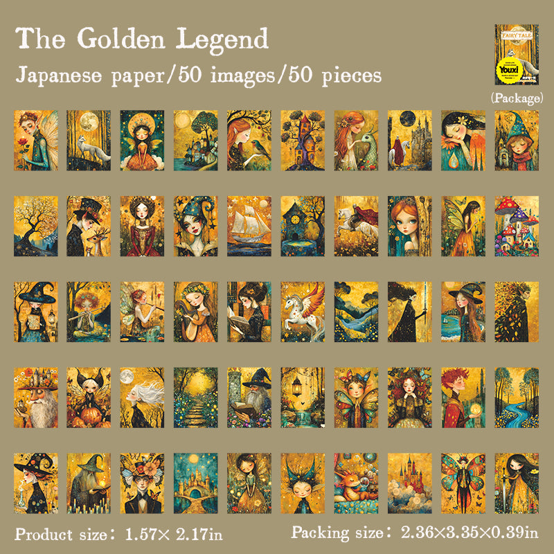 50pcs fairy tale washi-mini sticker book(TZB25072209)