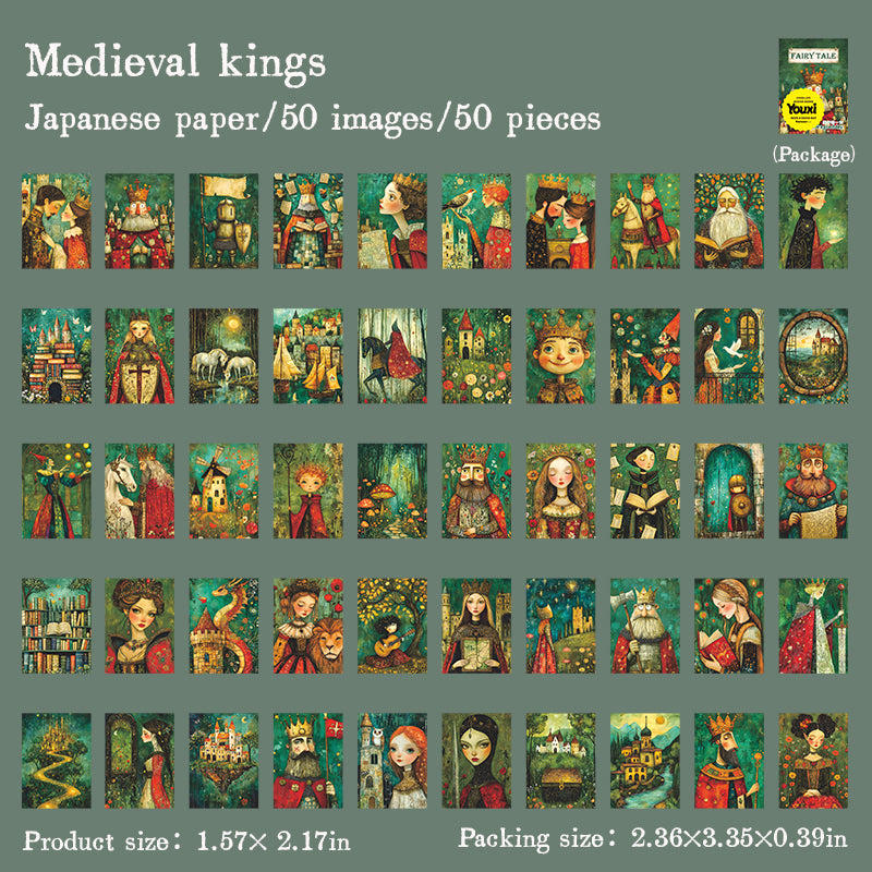 50pcs fairy tale washi-mini sticker book(TZB25072209)