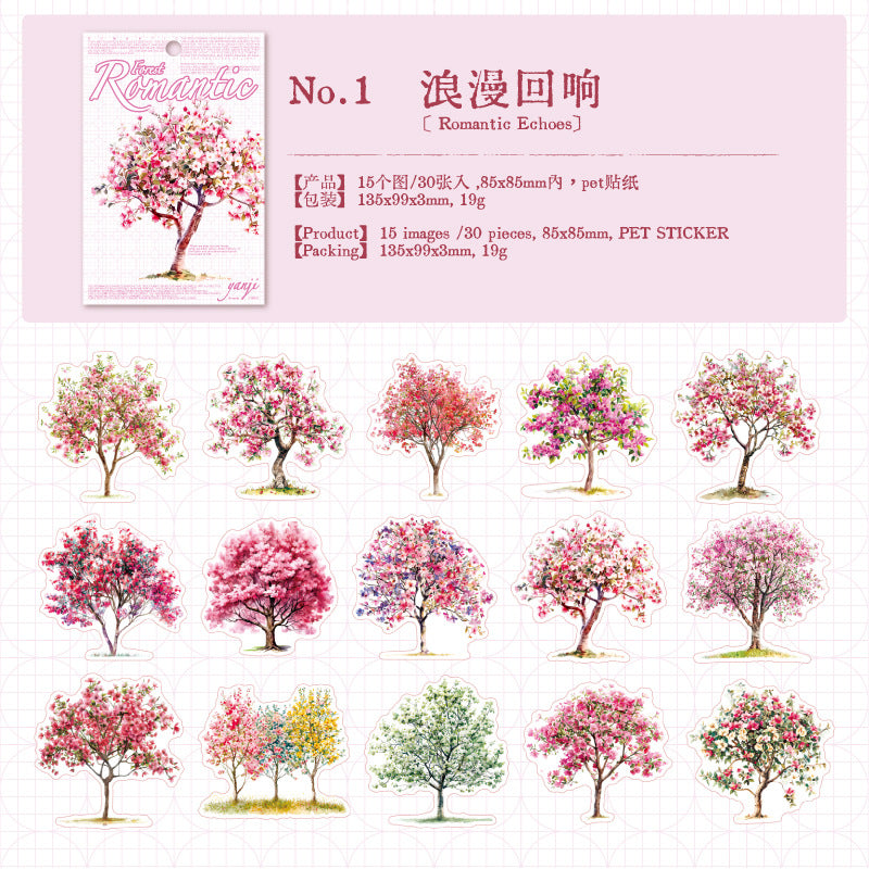 30pcs tree sticker pack(S26053001)