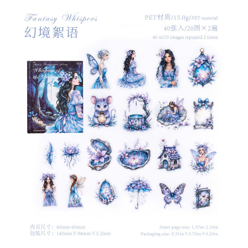 40PCS fairy sticker pack (S25112301)