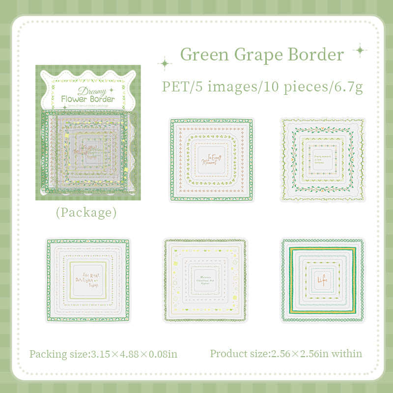 10pcs frame sticker pack(S26042801)