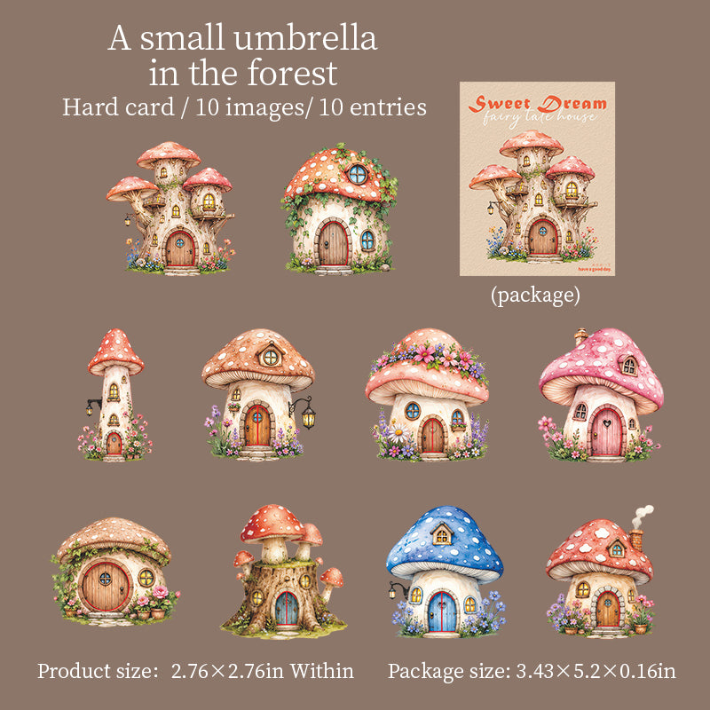 10pcs fairy home sticker pack(S26082601)