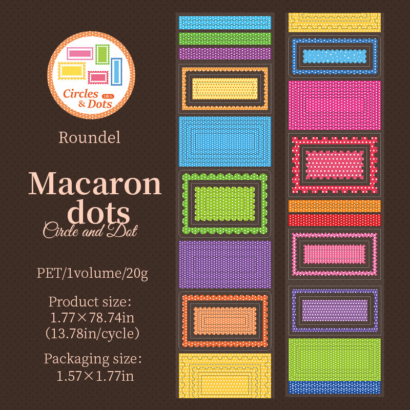 1 roll circle/Square PET-tape(T26052801)