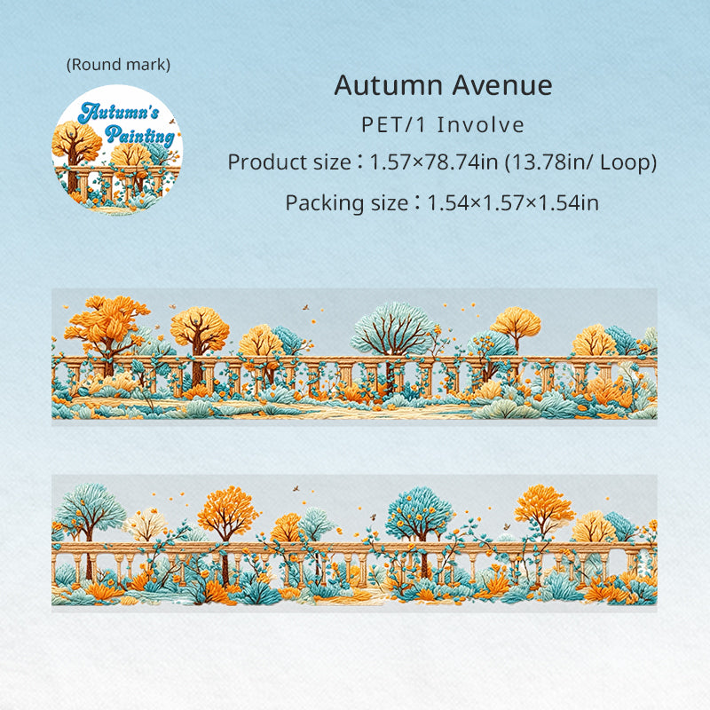 1 roll autumn PET-tape(T26071101)