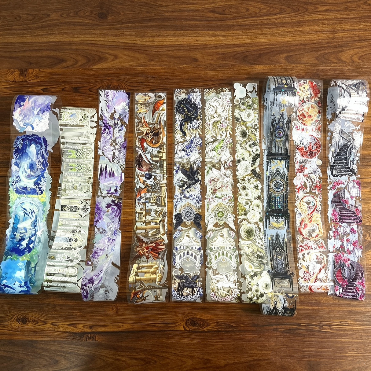 10pcs gorgeous fantasy large size shell light PET-tape loop bundle(A260706)