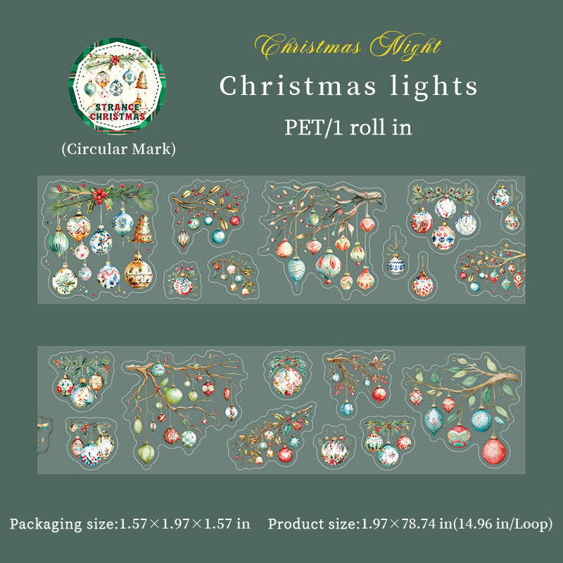 1 roll Christmas PET-tape(T25081911)