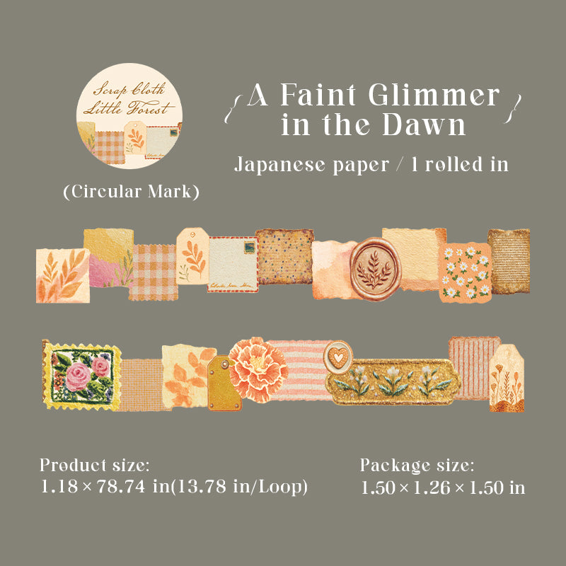 1 roll flower washi-tape(T26051411)
