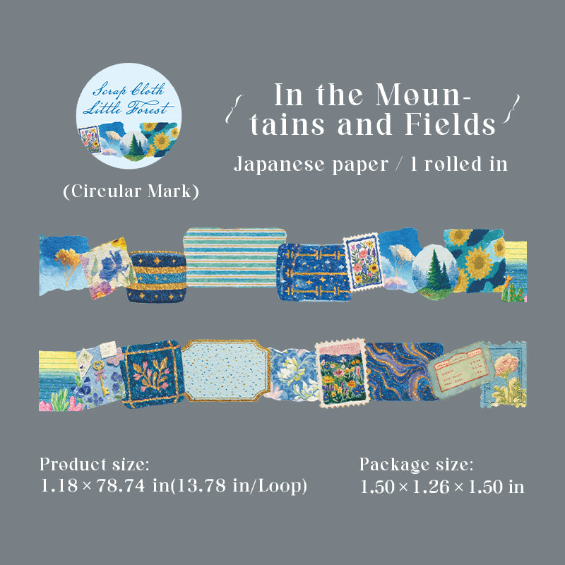 1 roll flower washi-tape(T26051411)