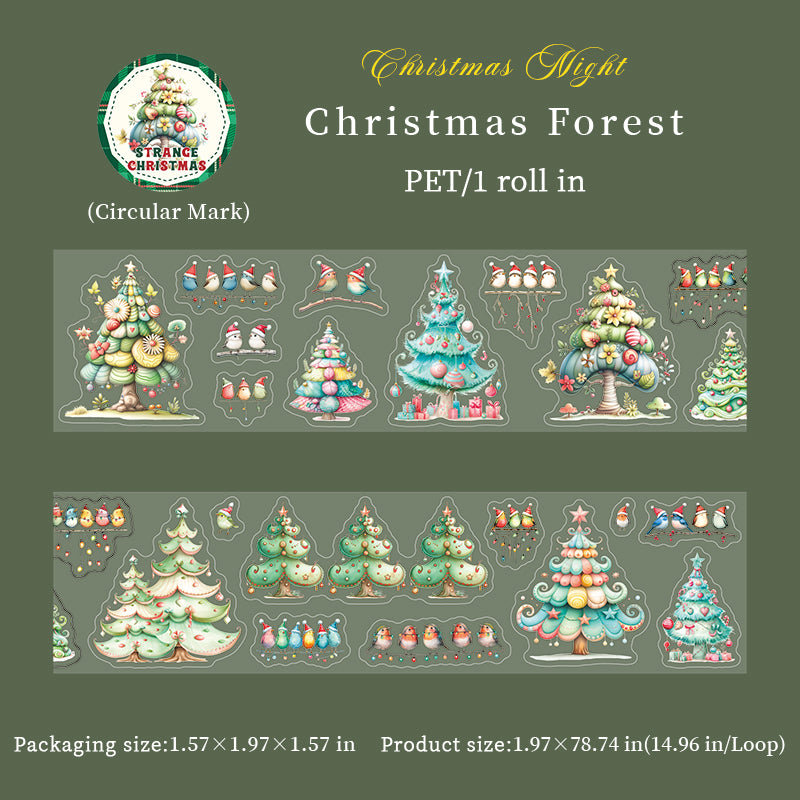 1 roll Christmas PET-tape(T25081911)