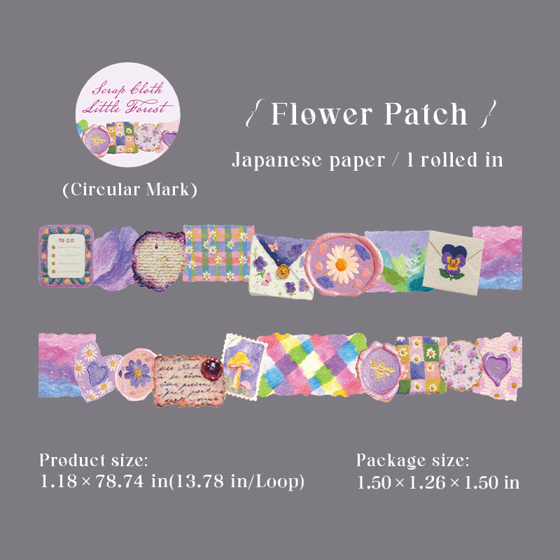 1 roll flower washi-tape(T26051411)