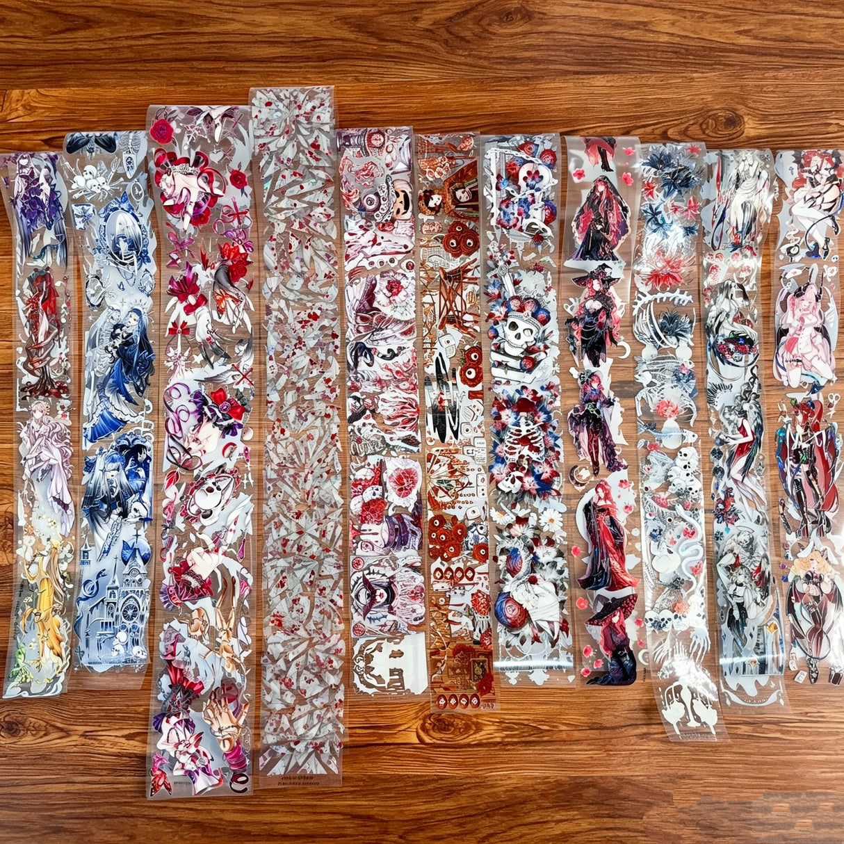 11pcs gorgeous Large size bloody gothic witch PET-tape loop bundle(TB260709)
