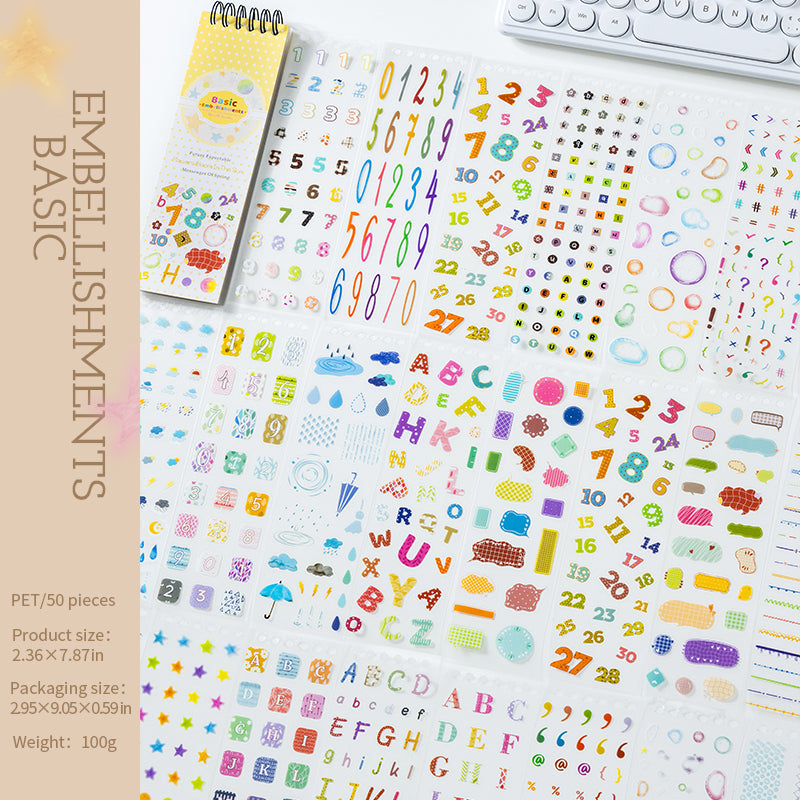 Basic sticker book 50sheets (TZB26090701)