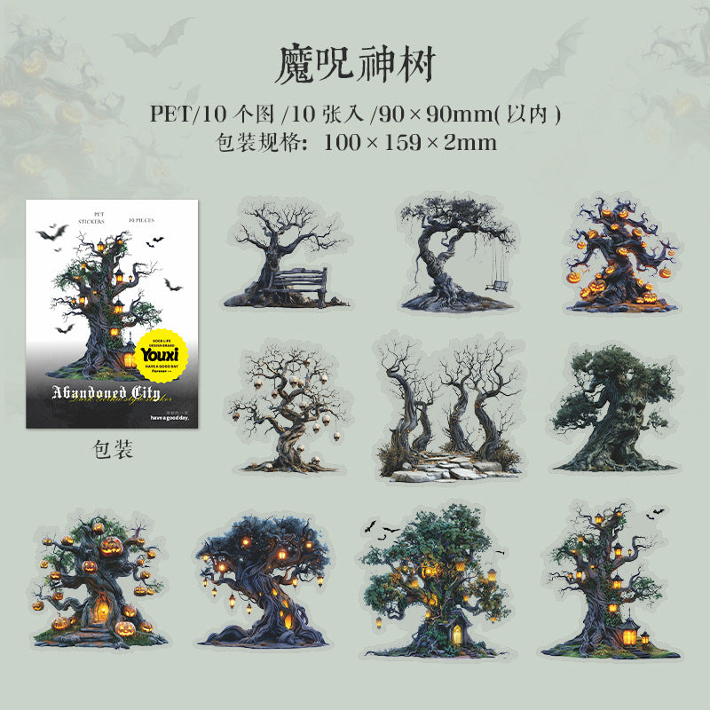 10pcs gothic sticker pack (S25050512)