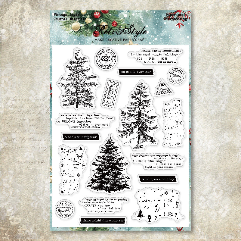 Christmas Silicone clear stamp