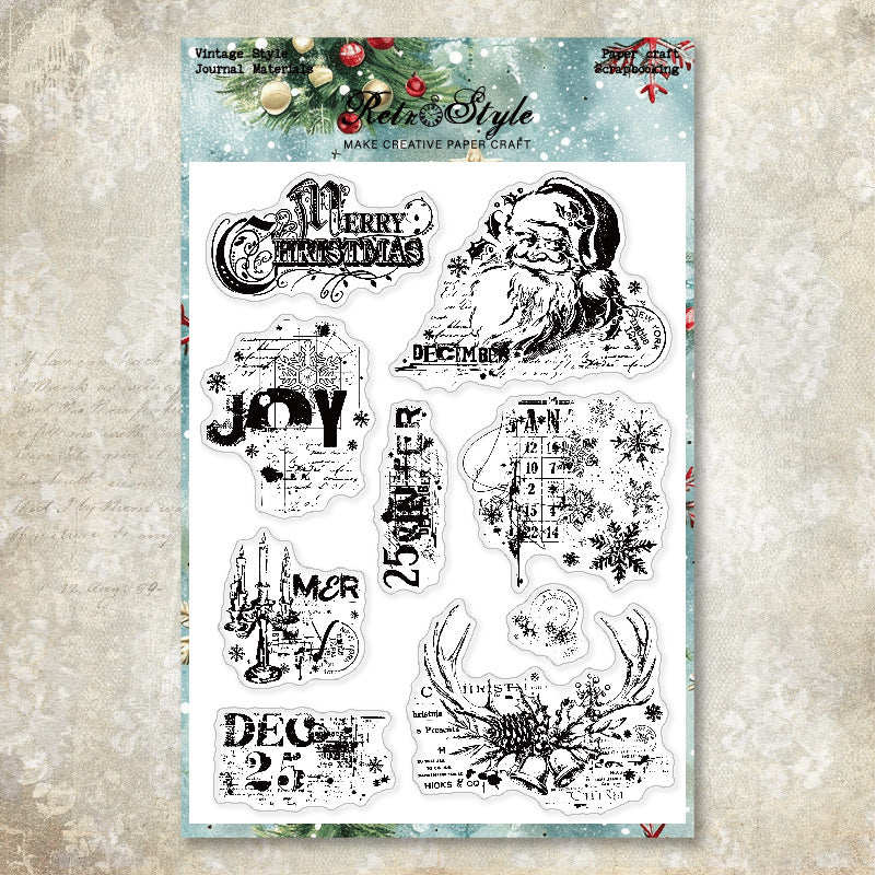 Christmas Silicone clear stamp