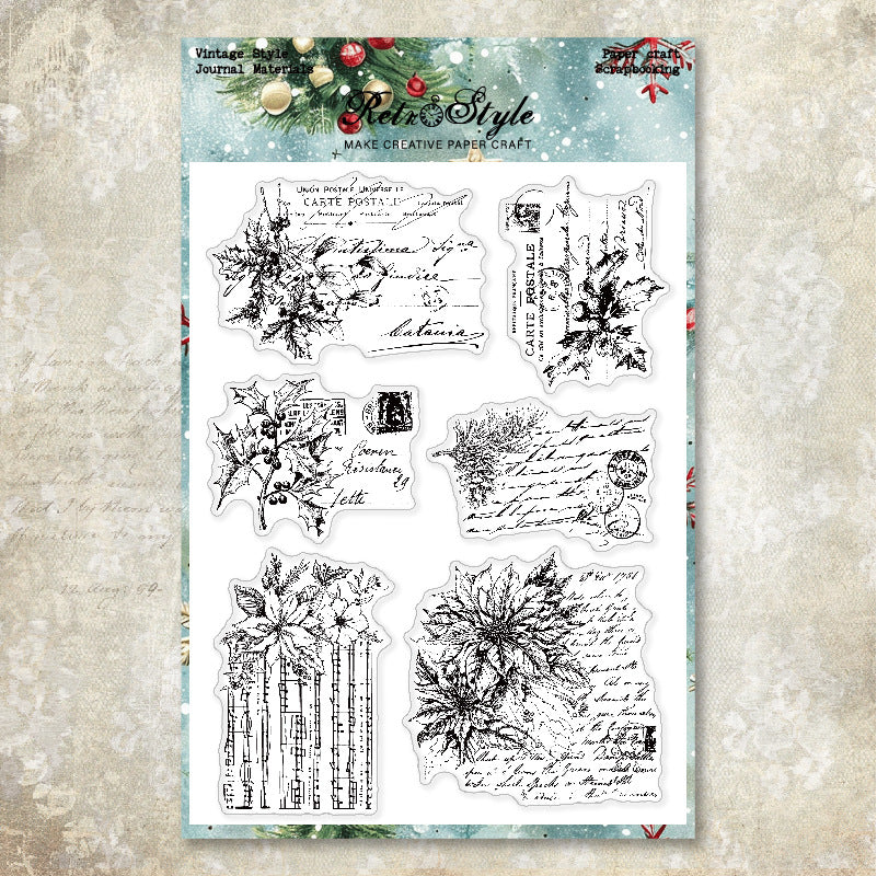 Christmas Silicone clear stamp