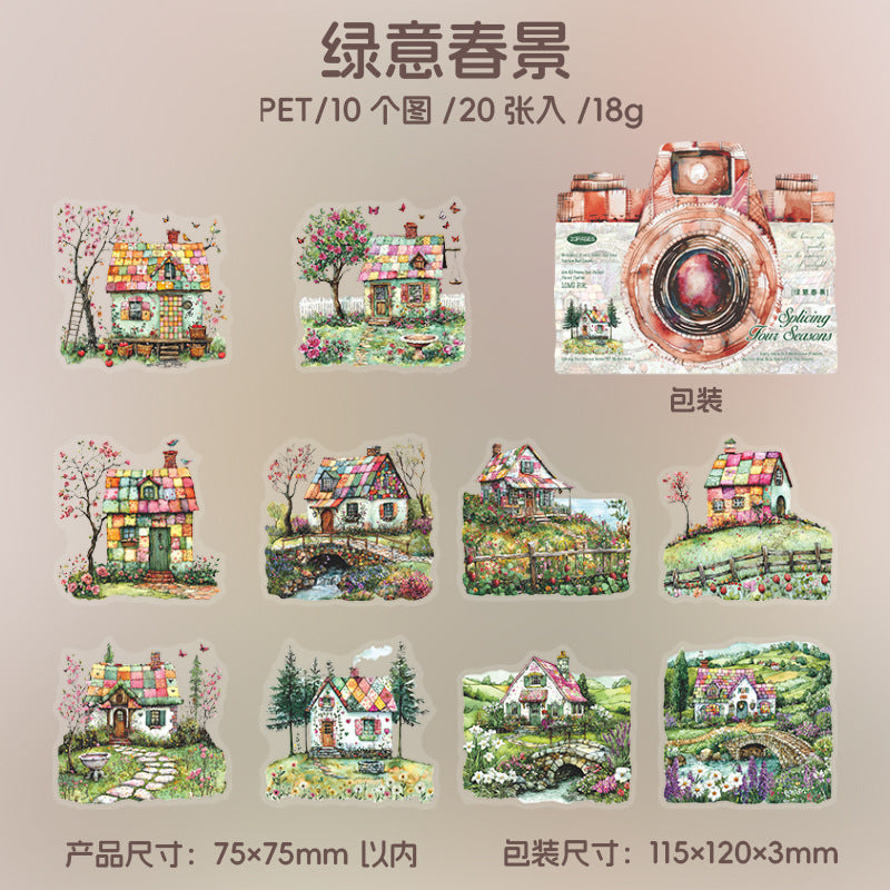 20pcs tour season sticker pack (S25061802)