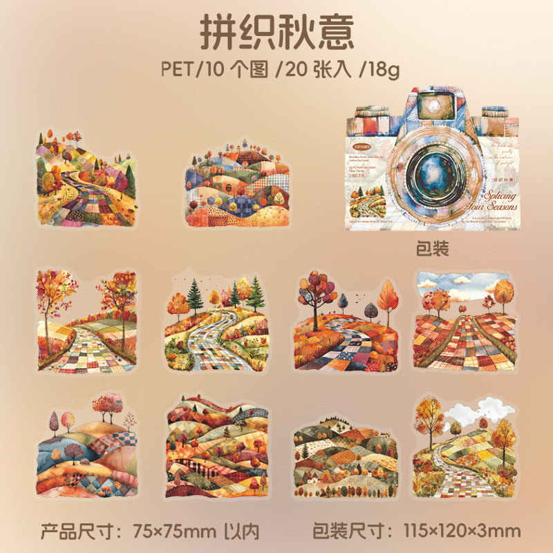 20pcs tour season sticker pack (S25061802)