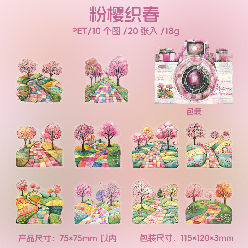 20pcs tour season sticker pack (S25061802)