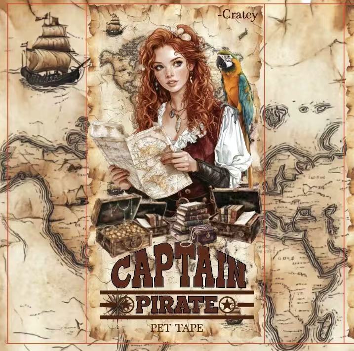 6rolls pirate PET- tape set (T25061803)