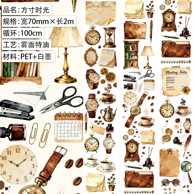 1 roll vintage desk PET-tape(T26041712)
