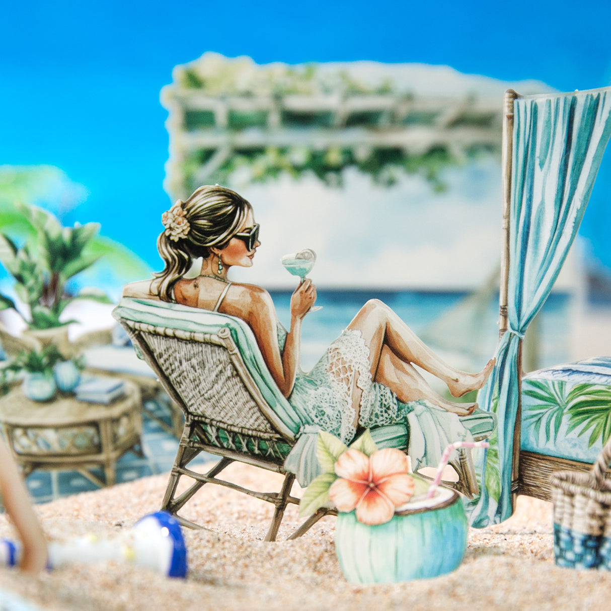 20pcs summer holiday sticker pack (S25071001)