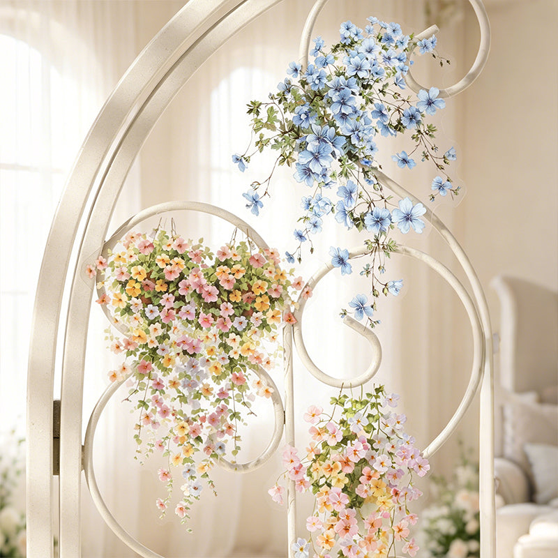 10pcs flower sticker pack(S26071906)