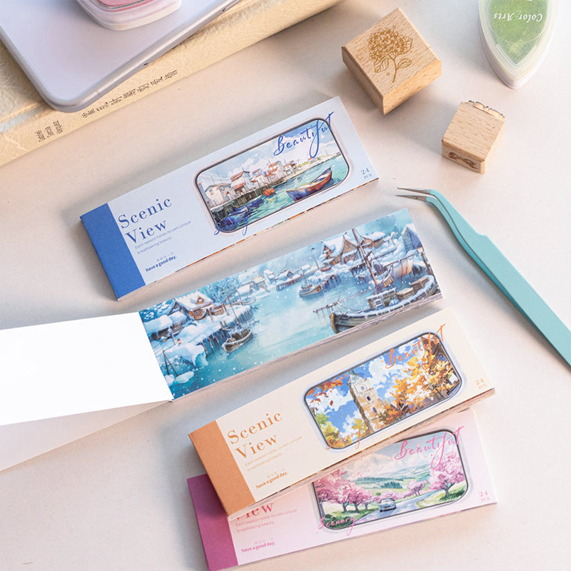 View washi-sticker book 24pcs