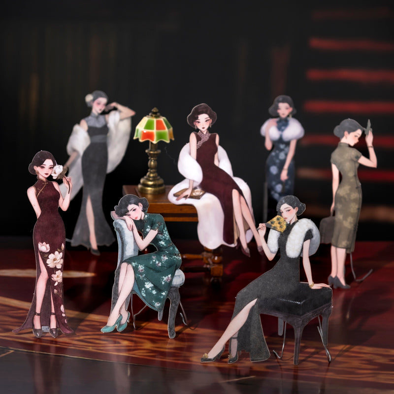 20pcs vintage beauty sticker pack (S25081803)