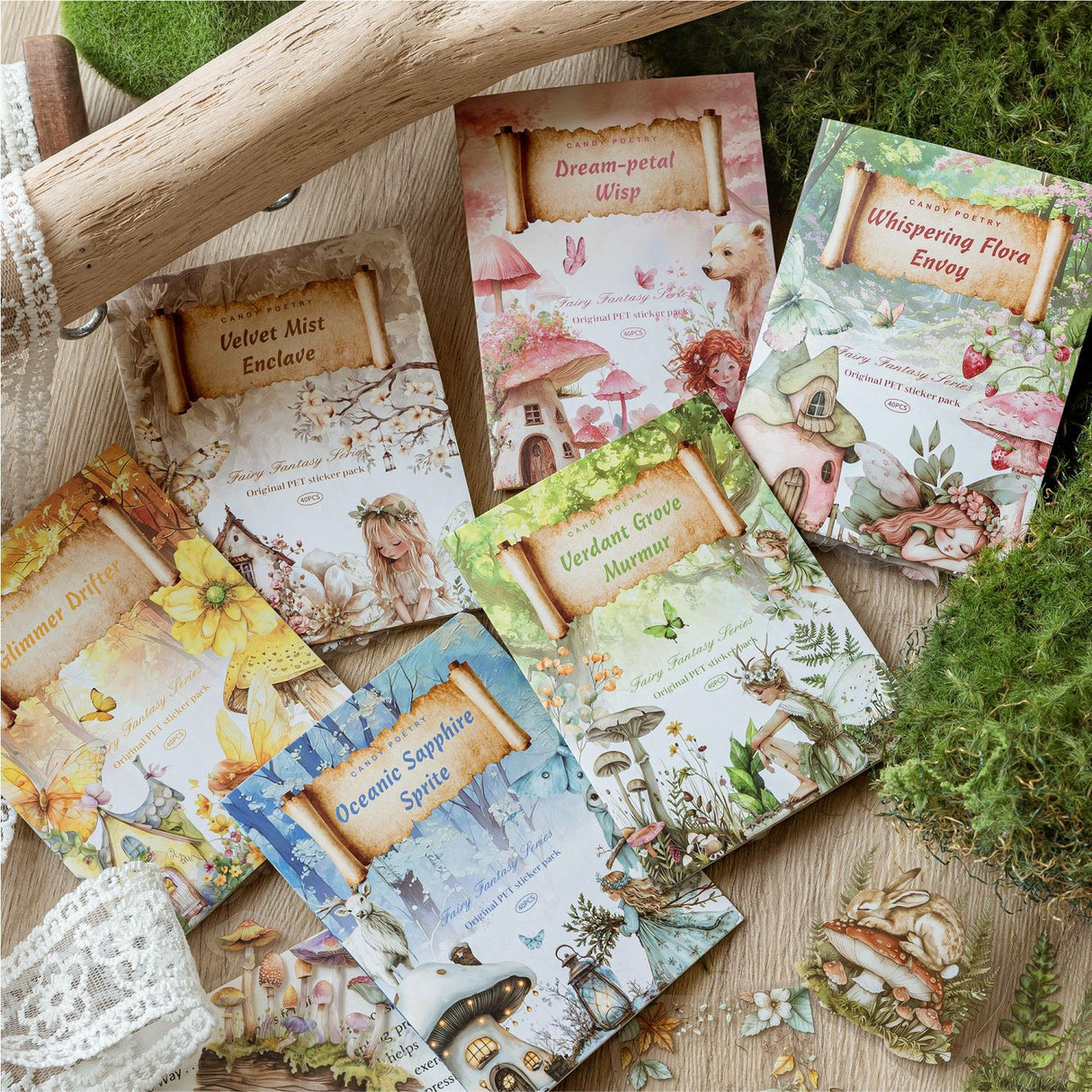 40pcs fairy sticker pack (S26032309)