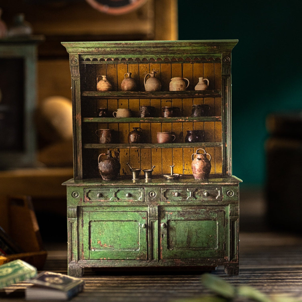 10pcs retro cabinet sticky card pack (S25120303)