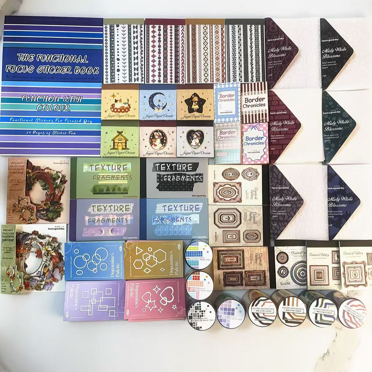 1000+PCS Border frame essential bundle (A260429)